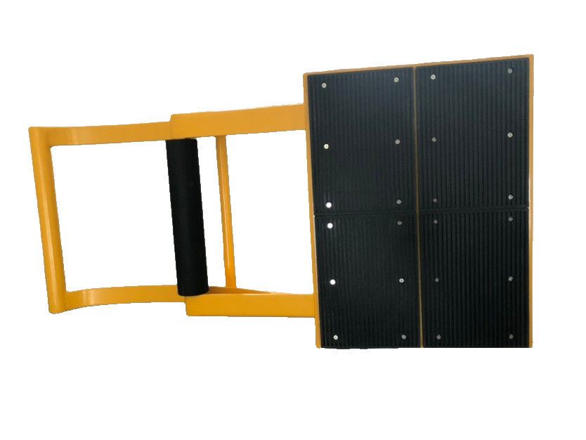 Barricade de véhicule portable en aluminium léger avec structure pliable et pulvérisation électrostatique pour la sécurité anti-collision
