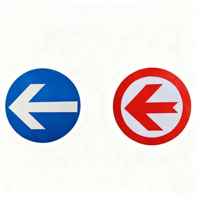 Panneau de signalisation réfléchissant réglable 8 directions avec film 3M de qualité ingénieur et construction en aluminium léger