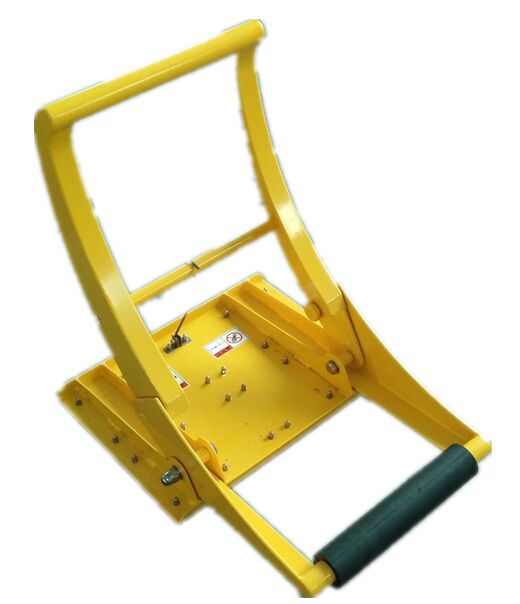 Barrière de véhicule portable en feuille de caoutchouc d'aluminium avec conception pliable et poids léger de 13,4 kg pour routes à basse vitesse