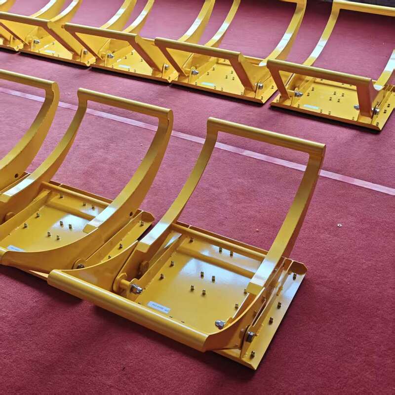 Barrière de véhicule portable en feuille de caoutchouc d'aluminium avec conception pliable et poids léger de 13,4 kg pour routes à basse vitesse