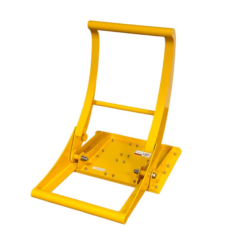 Barricade de véhicule portable recouverte de poudre pliable avec une conception remplaçable pour le contrôle du trafic à basse vitesse
