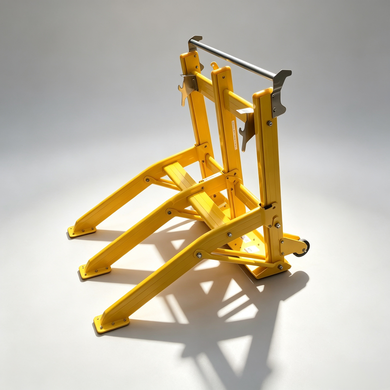 Barricade portable pliable de 25 kg avec alliage d'aluminium à haute résistance pour la sécurité routière à basse vitesse