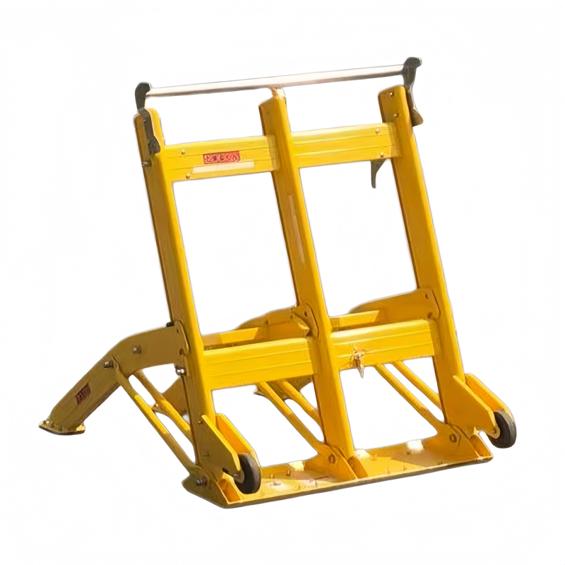Barrière de sécurité pliable légère de 25 kg avec une distance d'arrêt de 8,7 m pour les zones de travail temporaires