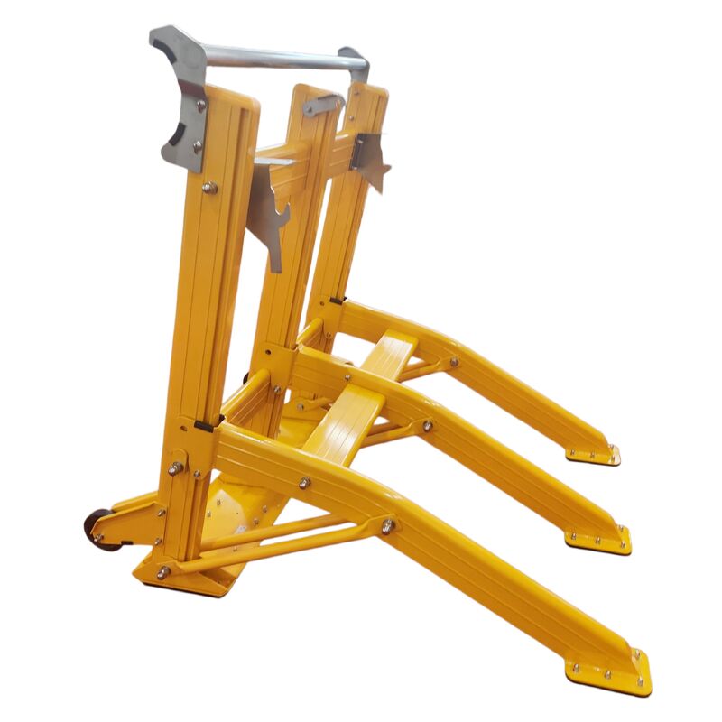 Barrières de véhicule portables pliables légères avec structure mécanique robuste et haute visibilité pour la sécurité des zones de travail