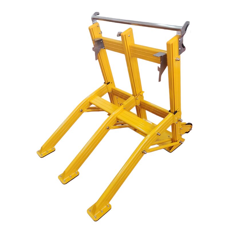 Barricades de véhicules portables pliables de 25 kg en ingénierie à haute visibilité Jaune pour la sécurité routière