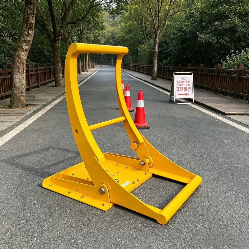 Barrière de sécurité pliable légère de 13,4 kg avec pulvérisation électrostatique pour la sécurité routière urbaine