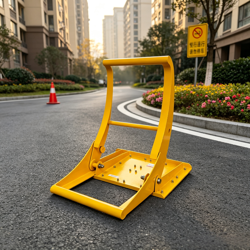 Barrière anti-véhicule avec conception pliable et pulvérisation électrostatique pour les routes urbaines