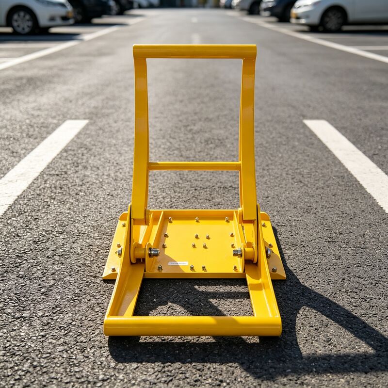 Barrières de véhicule portables résistantes aux intempéries et barrière anti-collision pliable à 13,4 kg pour les parkings et les chantiers de construction