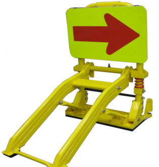 Barricade portable pliable de 660 mm de large avec pulvérisation électrostatique pour les zones de construction