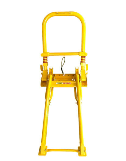 Barrière de sécurité pliable en aluminium léger avec conception à roues pour barricade de véhicule portable