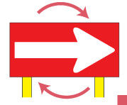 Tableau à flèches pliable à haute visibilité avec film réfléchissant de haute intensité 3M et conception imperméable pour la sécurité routière