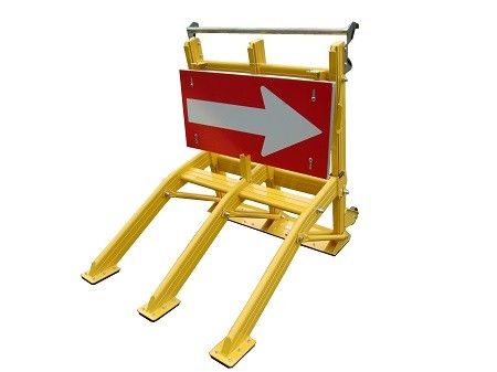 Tableau à flèches pliable à haute visibilité avec film réfléchissant de haute intensité 3M et conception imperméable pour la sécurité routière