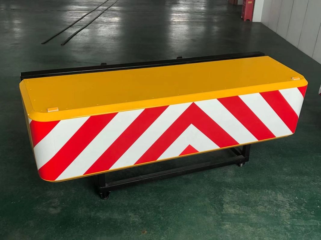 Barrières en aluminium de véhicule de couleur jaune anti pour le camion à ordures