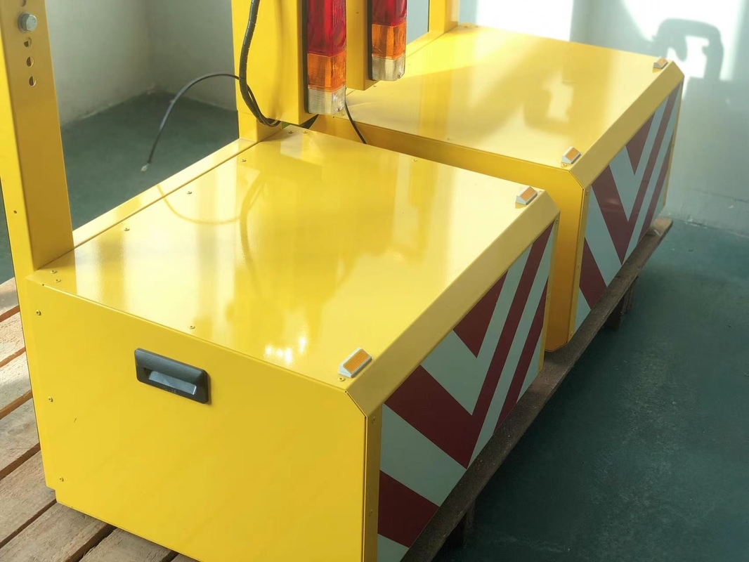 Type en aluminium de suspension d'atténuateur du trafic de camion à ordures