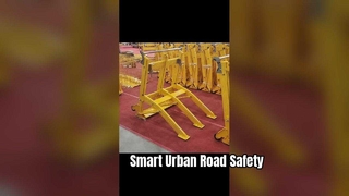 Barrière de véhicule compacte conçue pour les routes urbaines à faible vitesse