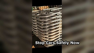 La barrière mobile pour véhicules arrête les voitures en toute sécurité